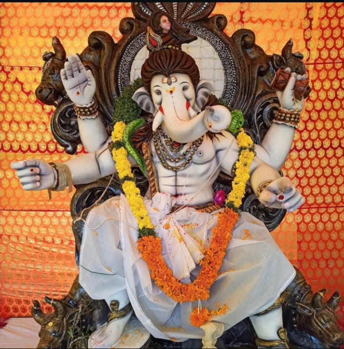 Ganesh Idol Preparation